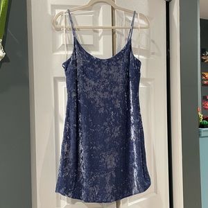 crushed velvet dress